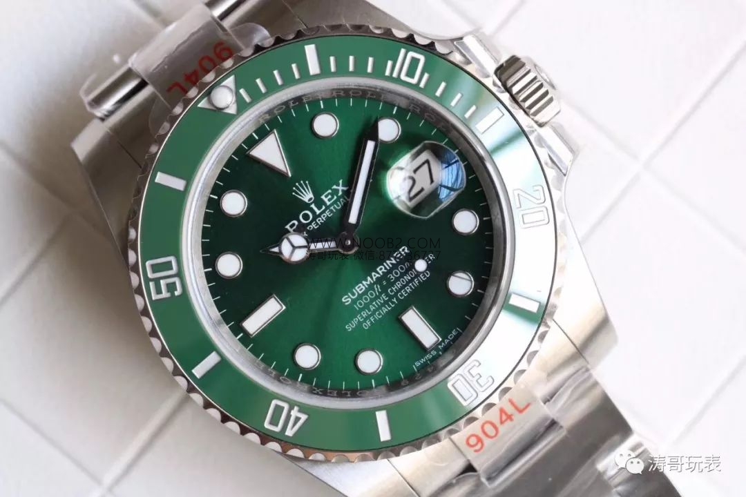 Büyük fabrikalara meydan okuyor: NAIL Rolex Yeşil Su Hayaleti 904 çelik saat gerçek-replika karşılaştırması ve orijinal incelemesi — 14. fotoğraf