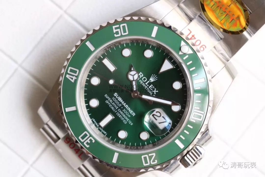 Büyük fabrikalara meydan okuyor: NAIL Rolex Yeşil Su Hayaleti 904 çelik saat gerçek-replika karşılaştırması ve orijinal incelemesi — 15. fotoğraf