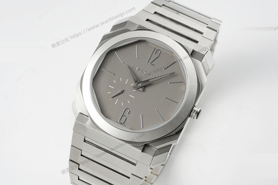 BV Factory Bulgari Octo Finissimo serisi (gri kadran) ultra ince kol saati incelemesi — 2. fotoğraf