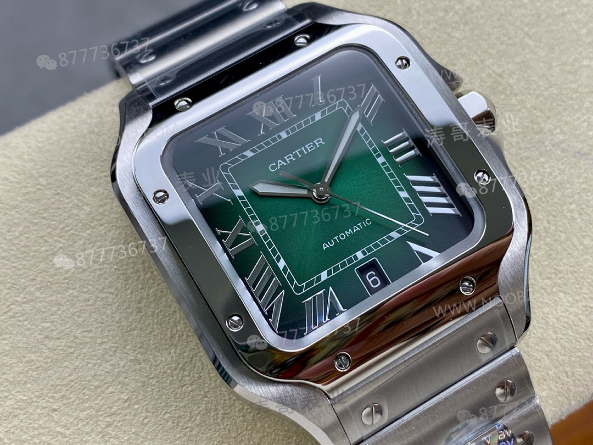 BV Factory Cartier Santos erkek saati almaya değer mi? — 2. fotoğraf