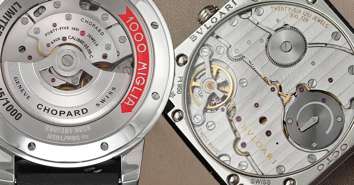 Chopard VS Bulgari mekanizmalar
