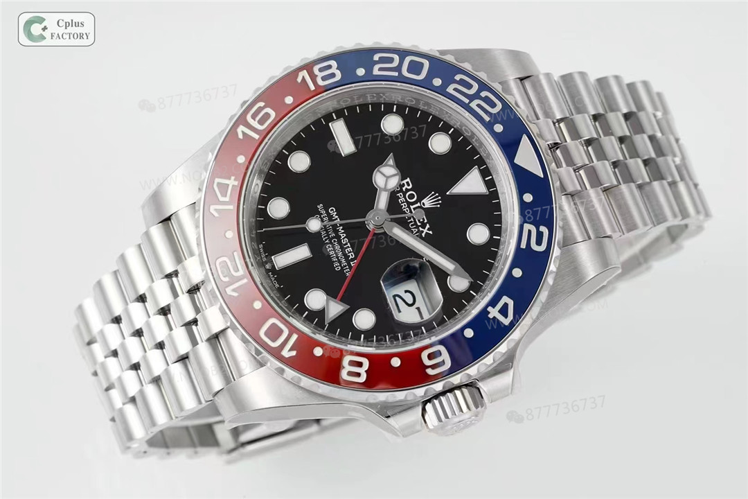 C+ (Cplus) Rolex GMT Cola bezel: yükseltilmiş 3285 mekanizması ile Clean arasında nasıl seçim yapılır? Yazının sonunda gerçek-replika karşılaştırması var — 3. fotoğraf