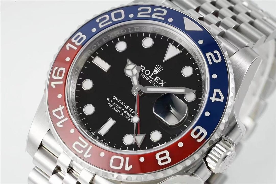 C+ (Cplus) Rolex GMT Cola bezel: yükseltilmiş 3285 mekanizması ile Clean arasında nasıl seçim yapılır? Yazının sonunda gerçek-replika karşılaştırması var — 4. fotoğraf