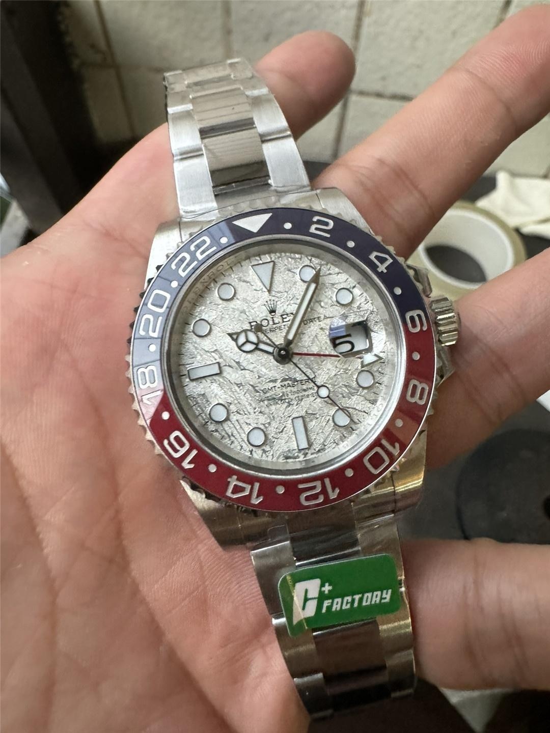C+ fabrikası Rolex GMT meteor kadran Coke bezel işçiliği nasıl? — 3. fotoğraf