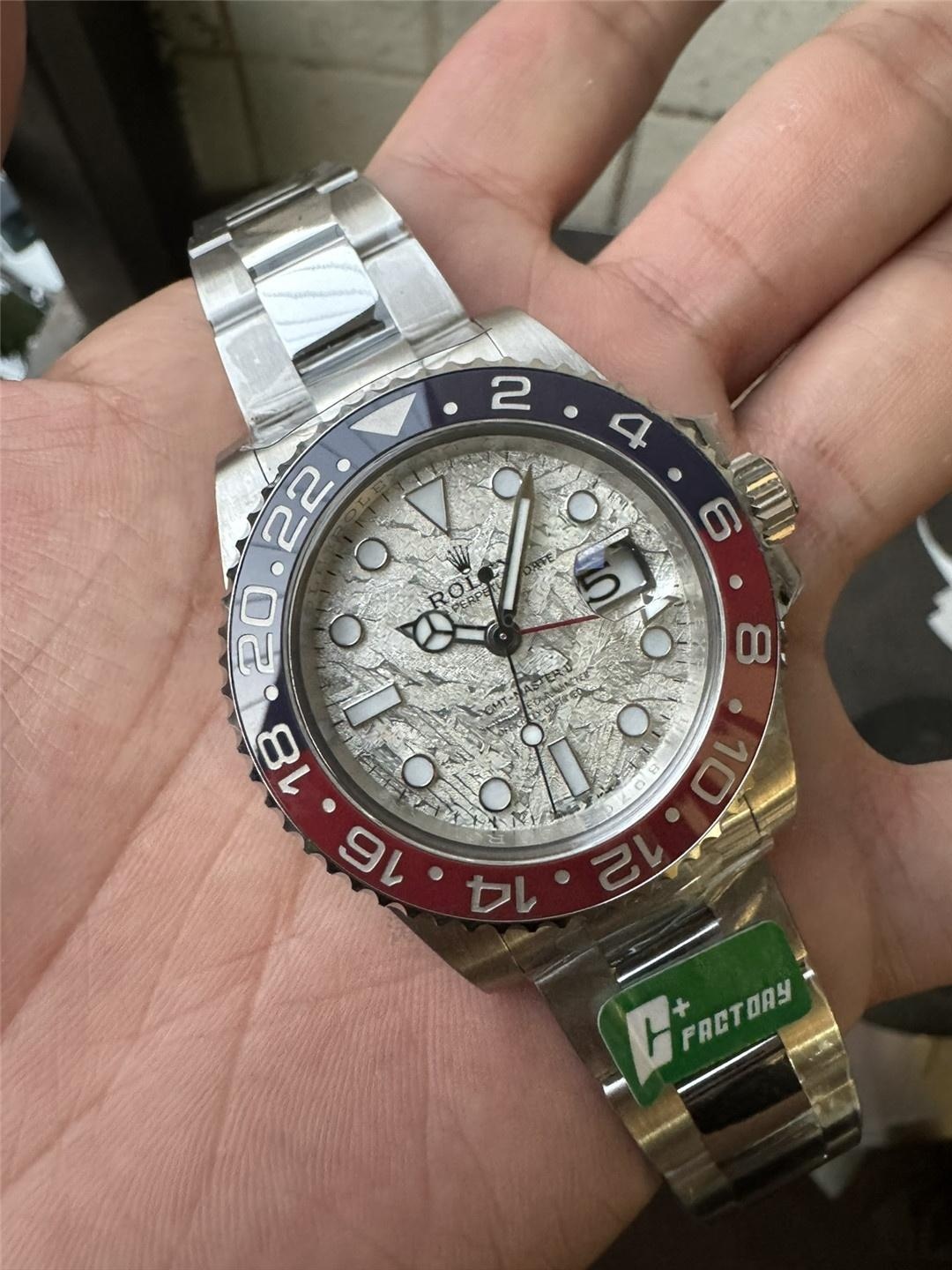 C+ fabrikası Rolex GMT meteor kadran Coke bezel işçiliği nasıl? — 6. fotoğraf