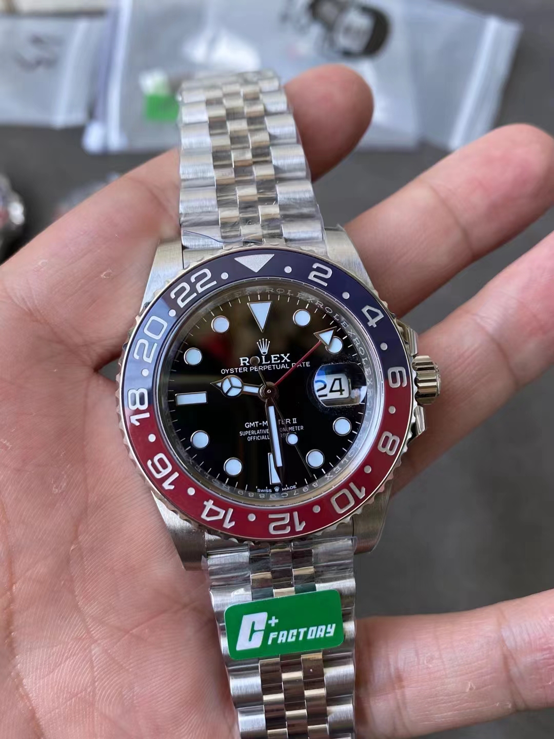 C+ Factory Replika Rolex Pepsi GMT