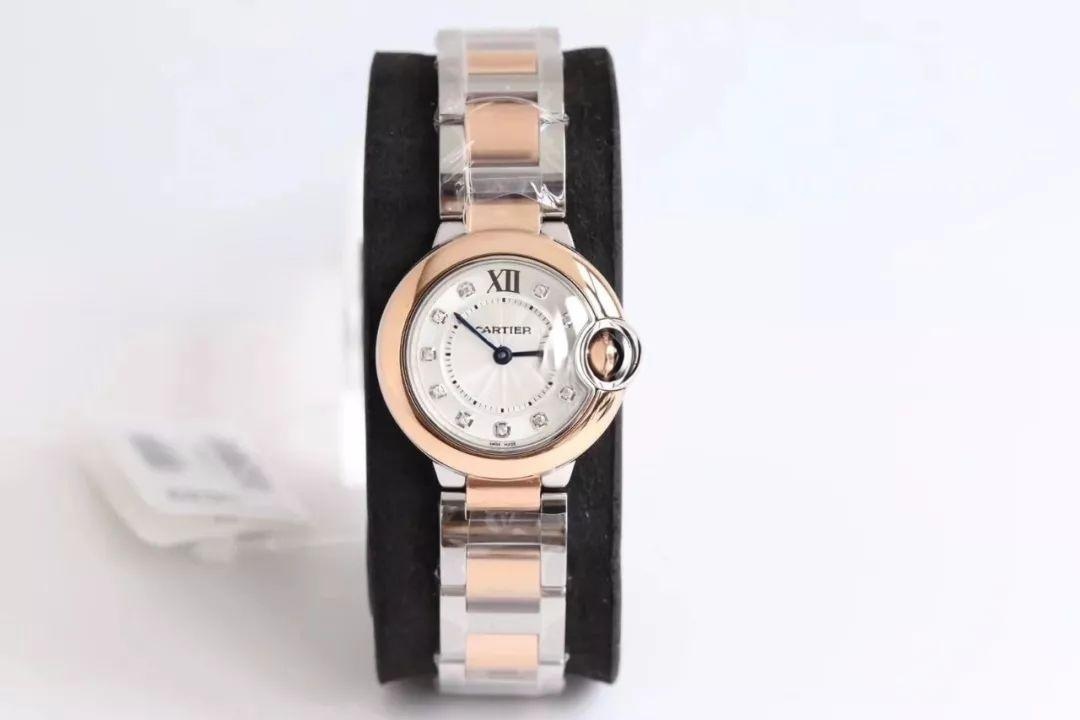 Cartier 2019 yeni iki renk altın V6 Factory Ballon Bleu 28 mm/33 mm/42 mm inceleme ve kısa değerlendirme — 1. fotoğraf