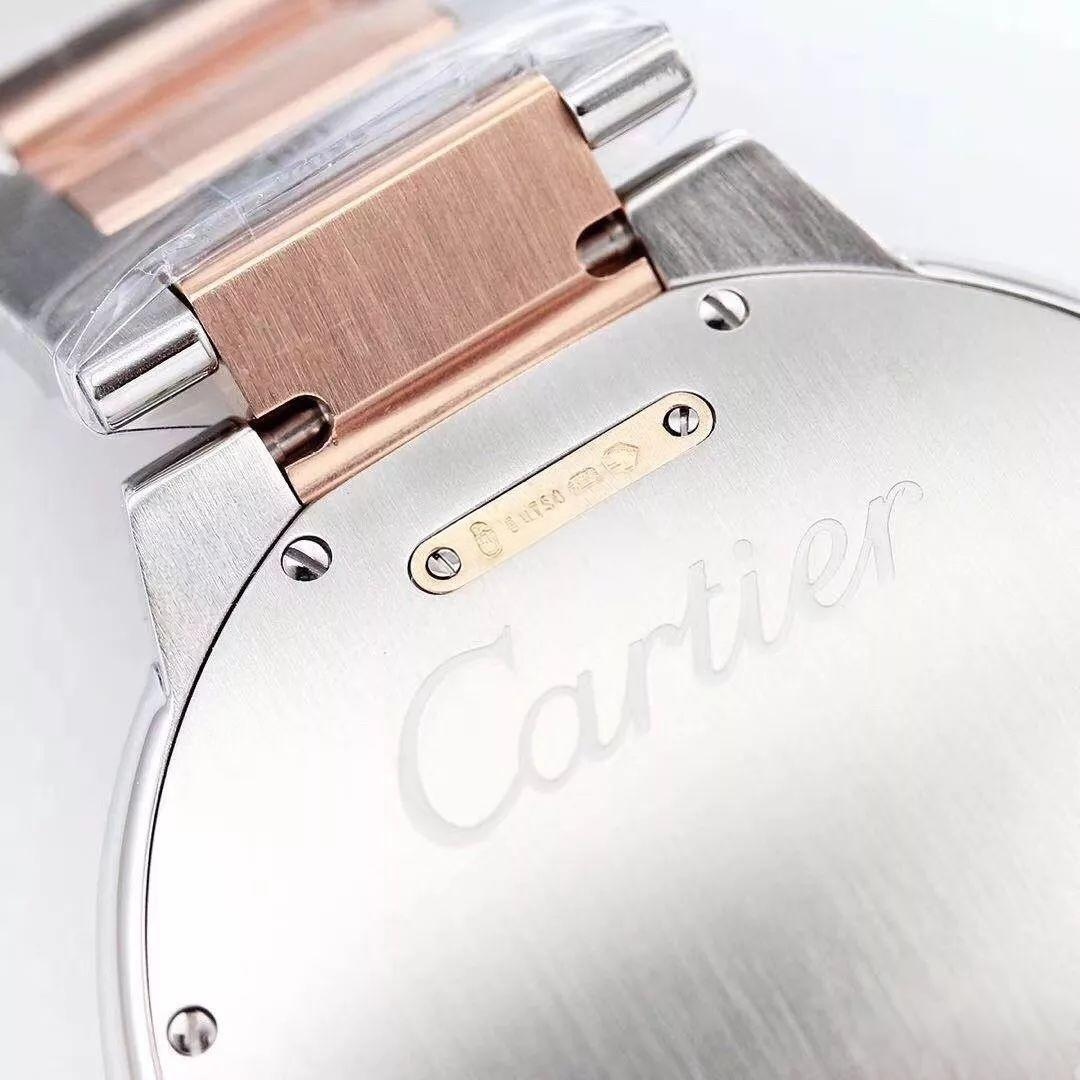 Cartier 2019 yeni iki renk altın V6 Factory Ballon Bleu 28 mm/33 mm/42 mm inceleme ve kısa değerlendirme — 5. fotoğraf