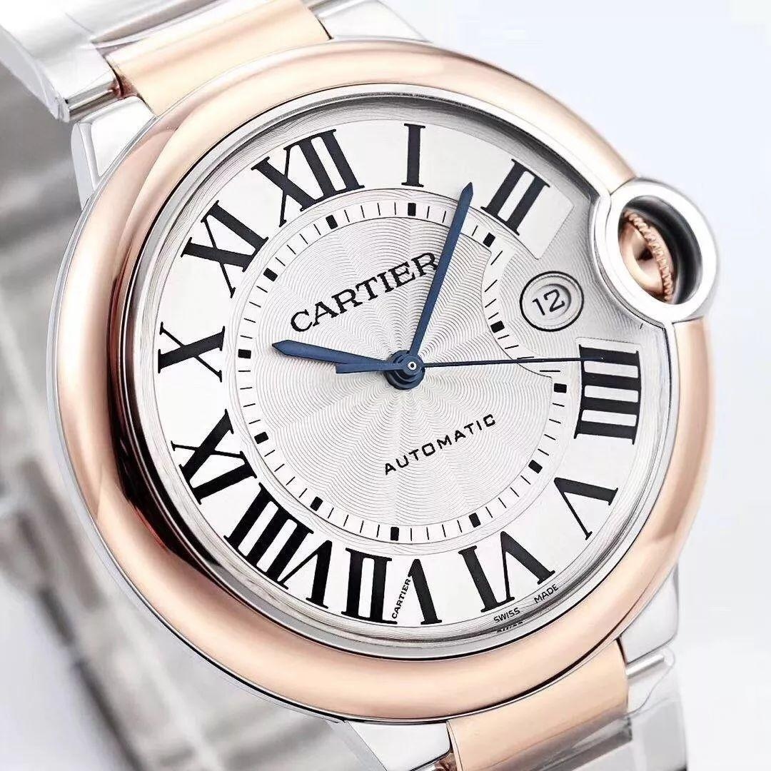 Cartier 2019 yeni iki renk altın V6 Factory Ballon Bleu 28 mm/33 mm/42 mm inceleme ve kısa değerlendirme — 7. fotoğraf