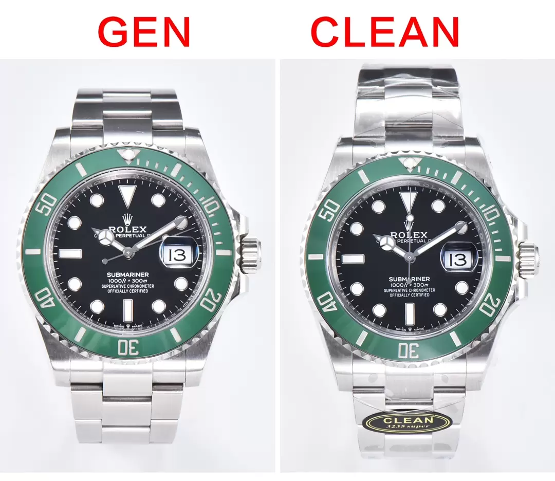 Clean [41 mm]Rolex Submariner serisi m126610lv-0002 siyah kadran kol saati yeni yeşil Submariner — 1. fotoğraf