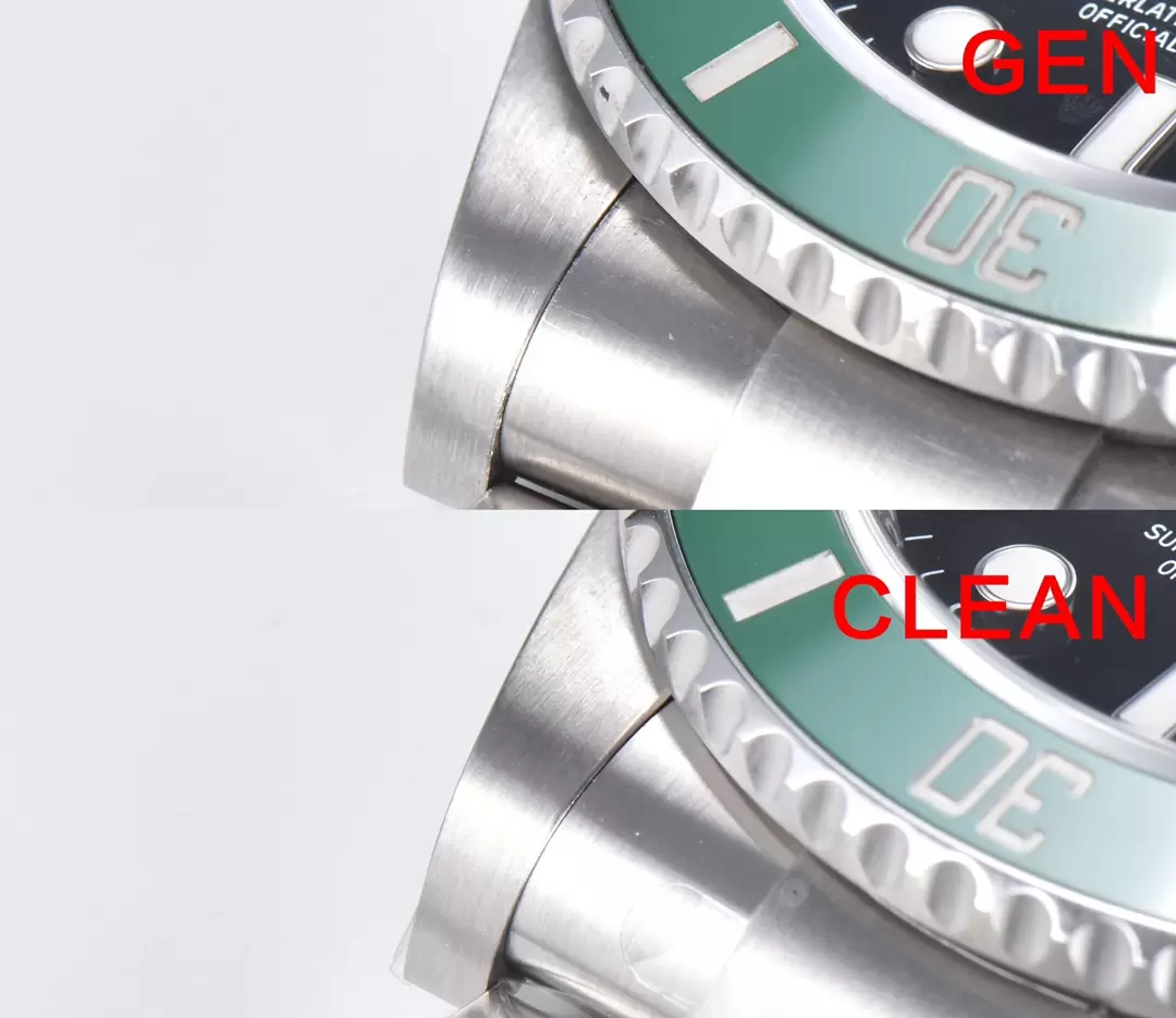 Clean [41 mm]Rolex Submariner serisi m126610lv-0002 siyah kadran kol saati yeni yeşil Submariner — 8. fotoğraf