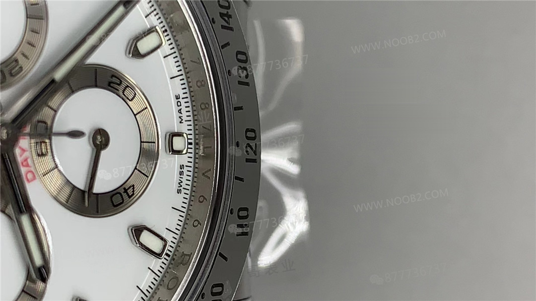 Clean Daytona beyaz çelik 116520'nin işçilik detayları nasıl? — 2. fotoğraf