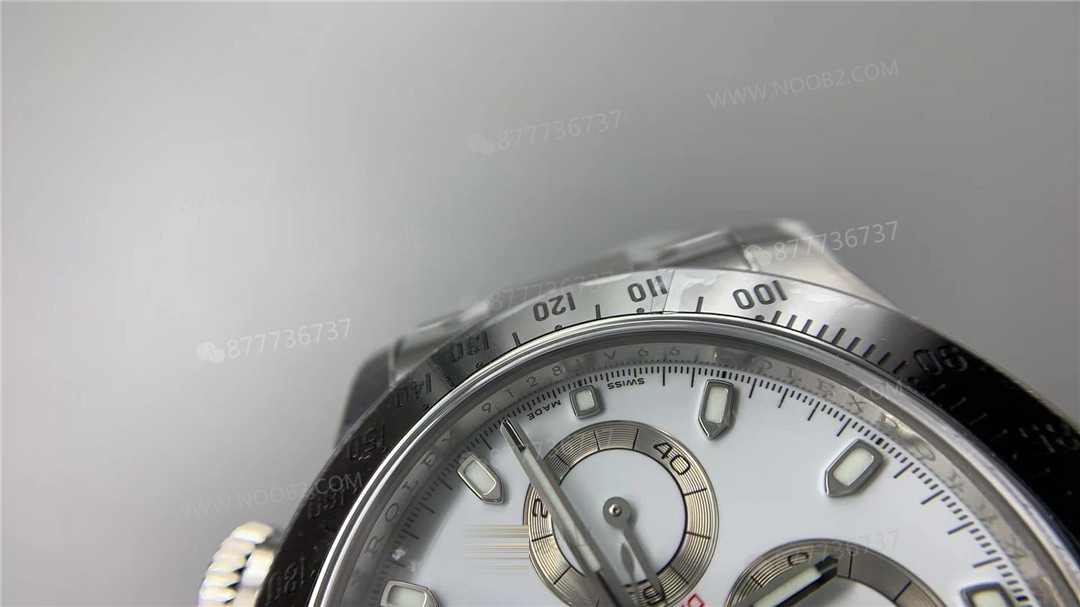Clean Daytona beyaz çelik 116520'nin işçilik detayları nasıl? — 5. fotoğraf
