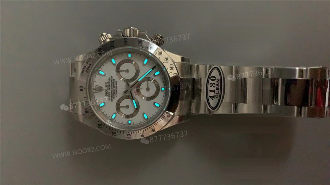 Clean Daytona beyaz çelik 116520'nin işçilik detayları nasıl? — 6. fotoğraf