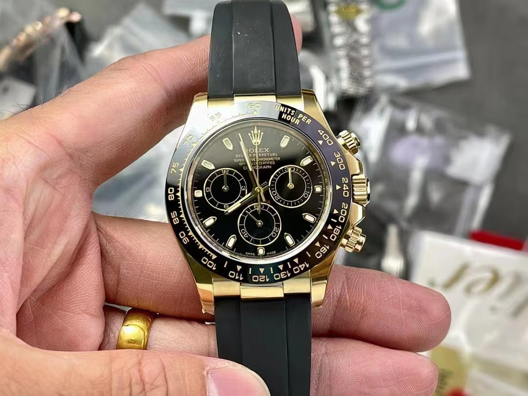 Replika Rolex Daytona Sarı Altın Saat