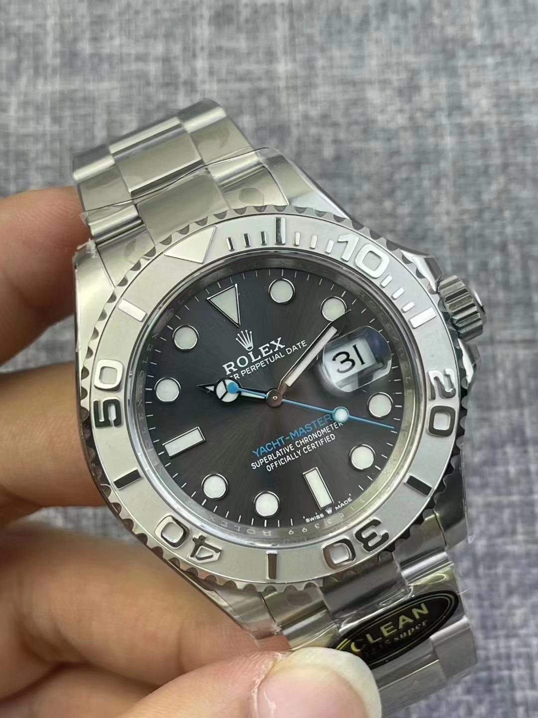 Replika Rolex YachtMaster II 116622 Mavi