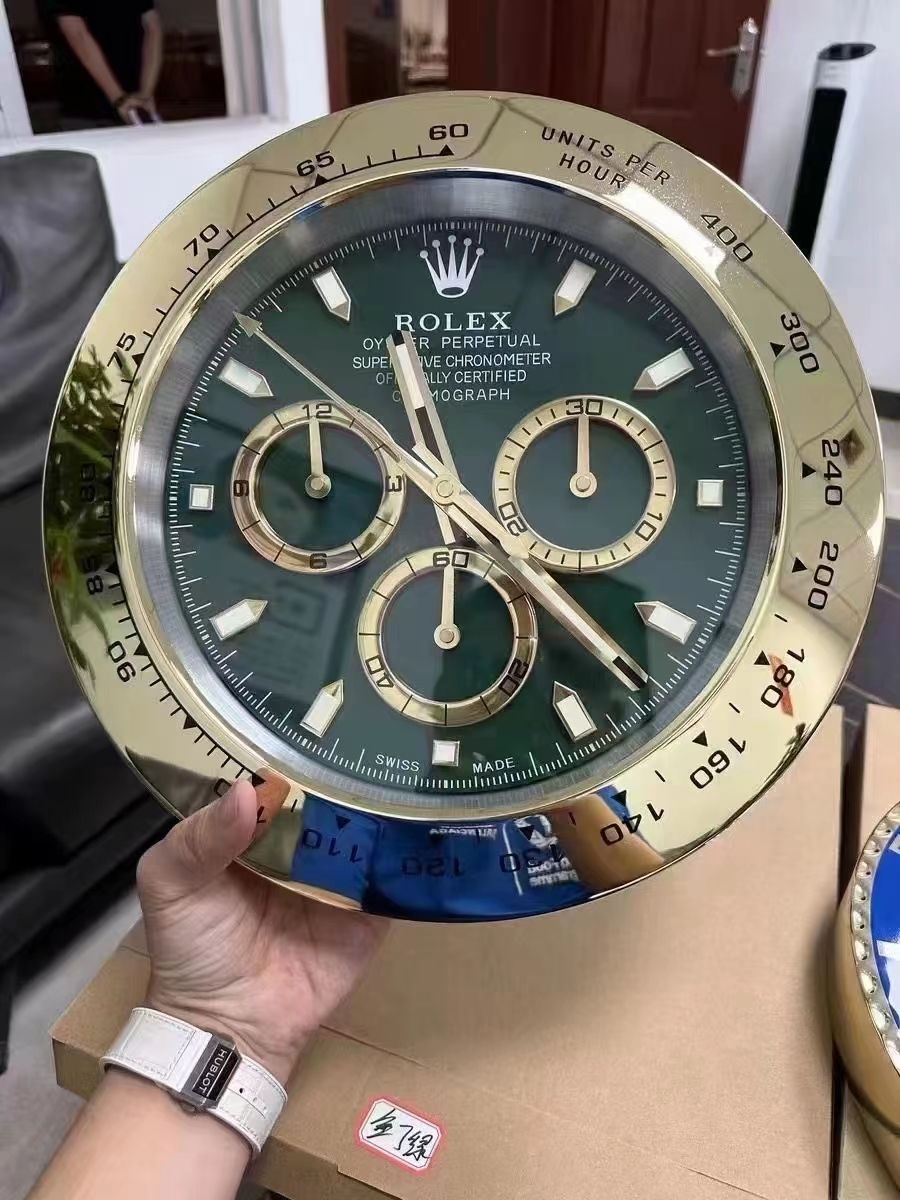 Rolex Daytona Yeşil Wall Saat