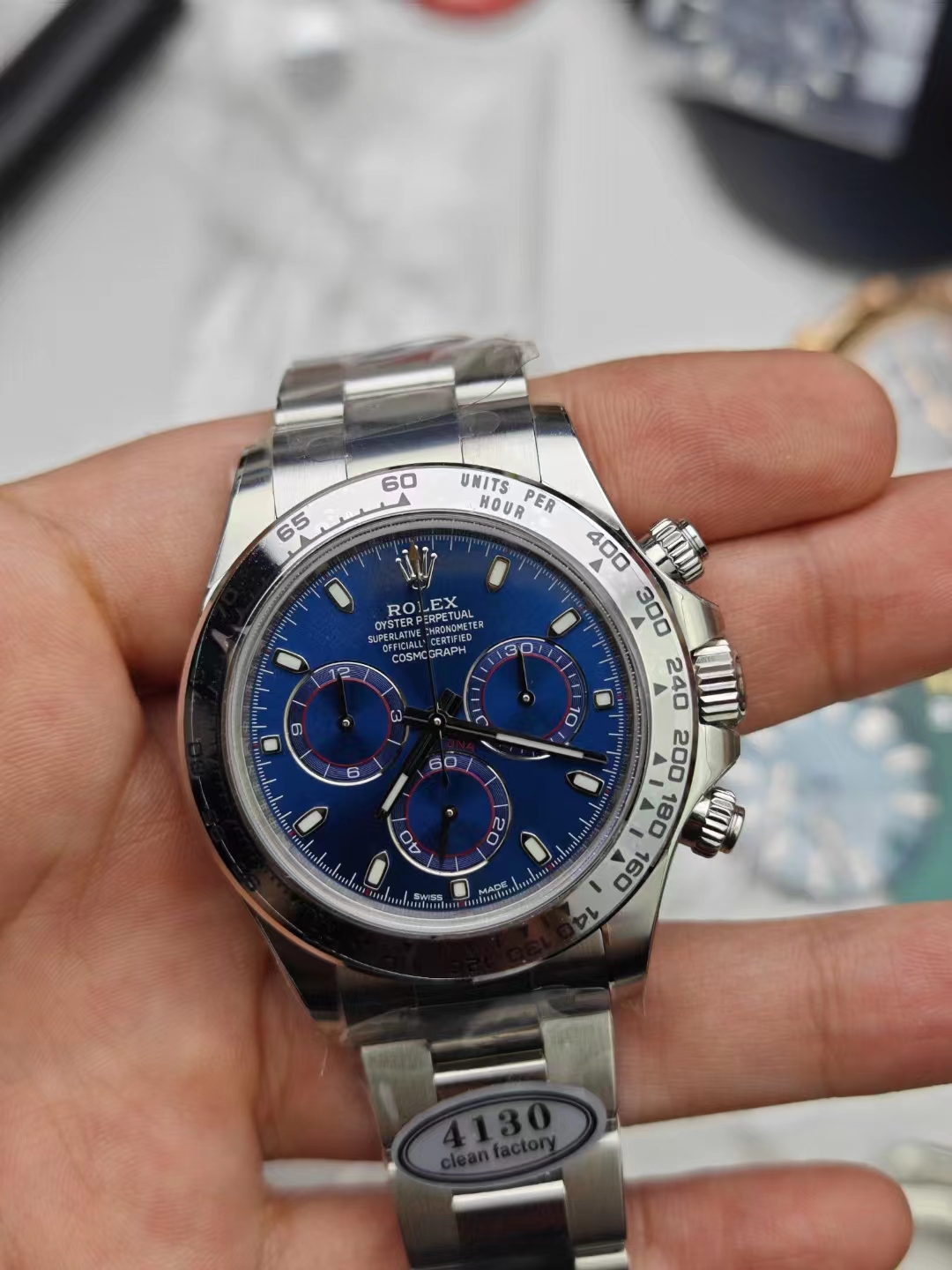 Replika Rolex Daytona Mavi Kadran