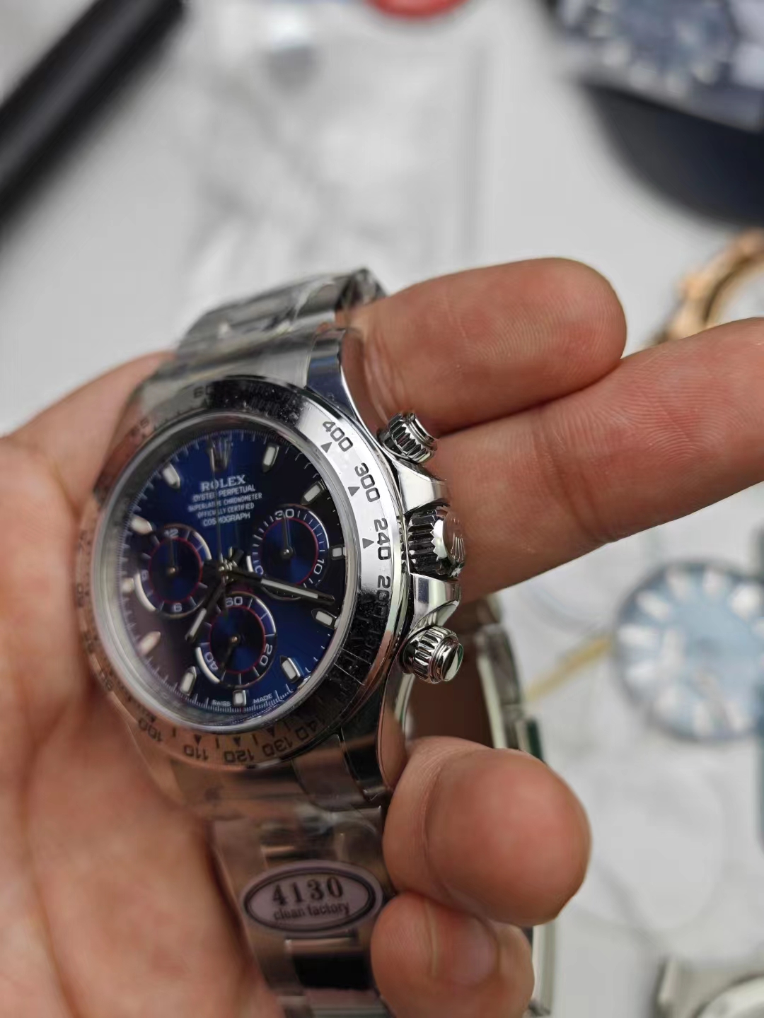 Replika Rolex Daytona Mavi Bezel