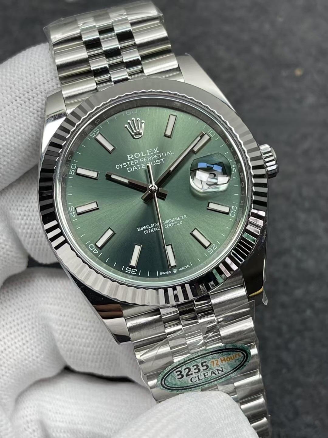 Clean Rolex 41 nane yeşili Datejust işçiliği nasıl? İtibarı iyi mi? — 3. fotoğraf