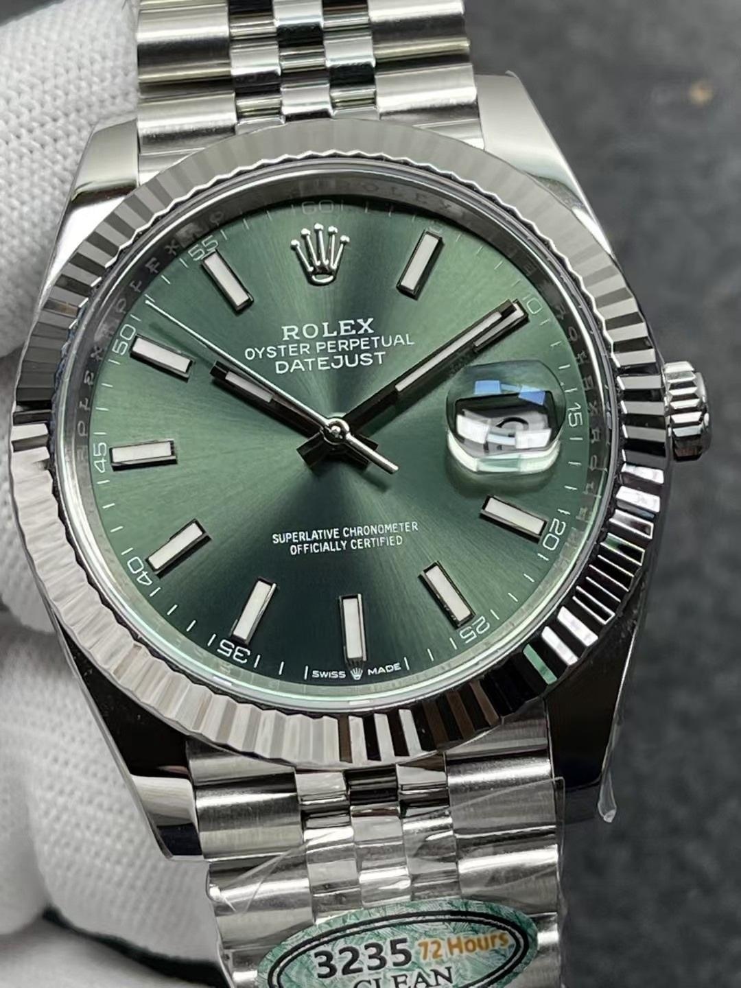 Clean Rolex 41 nane yeşili Datejust işçiliği nasıl? İtibarı iyi mi? — 4. fotoğraf