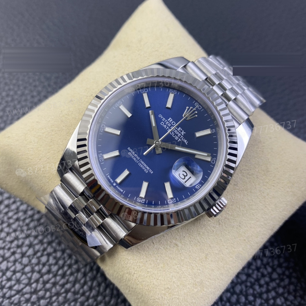 Clean Rolex Datejust 41 mavi kadranın işçiliği nasıl? — 4. fotoğraf