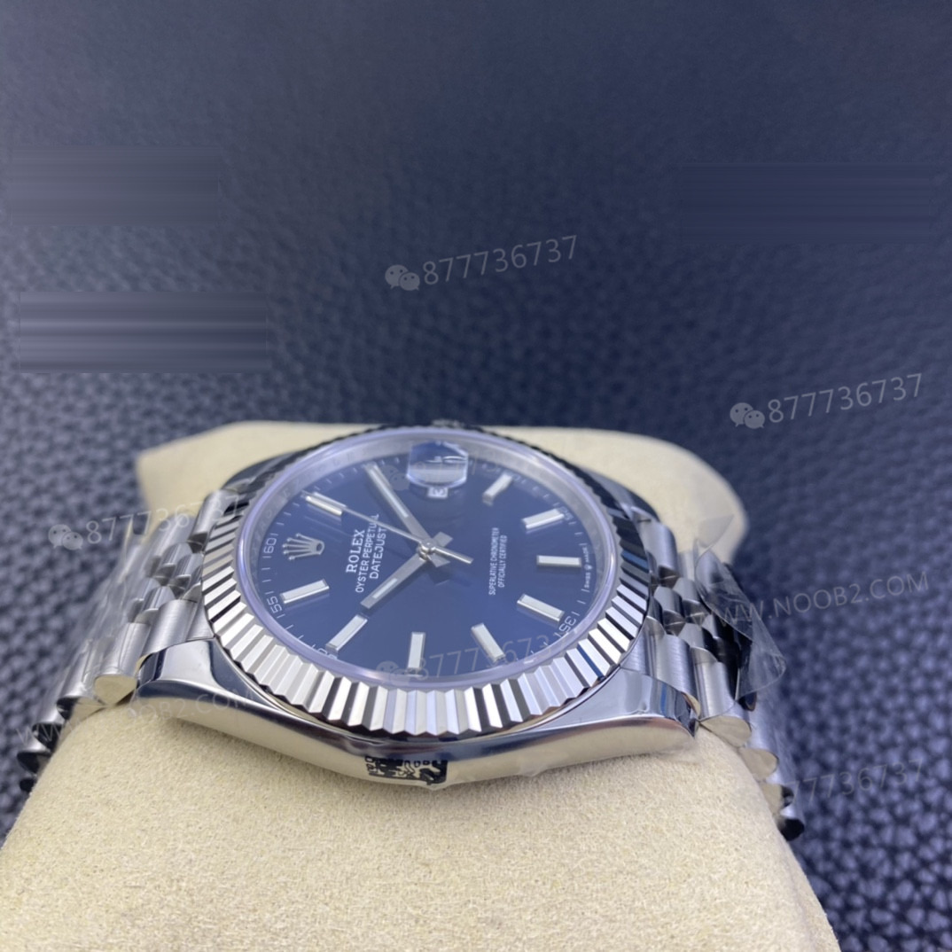 Clean Rolex Datejust 41 mavi kadranın işçiliği nasıl? — 5. fotoğraf