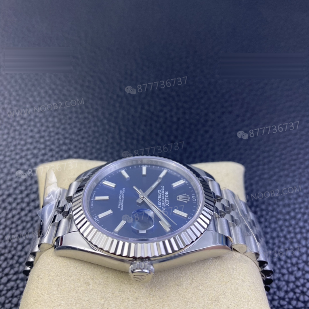 Clean Rolex Datejust 41 mavi kadranın işçiliği nasıl? — 6. fotoğraf