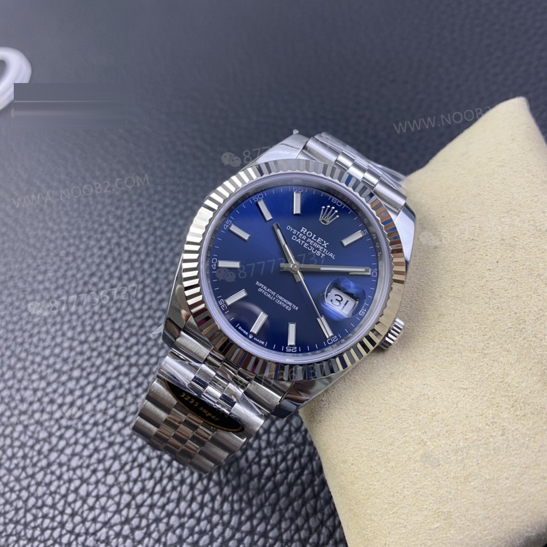 Clean Rolex Datejust 41 mavi kadranın işçiliği nasıl? — 7. fotoğraf