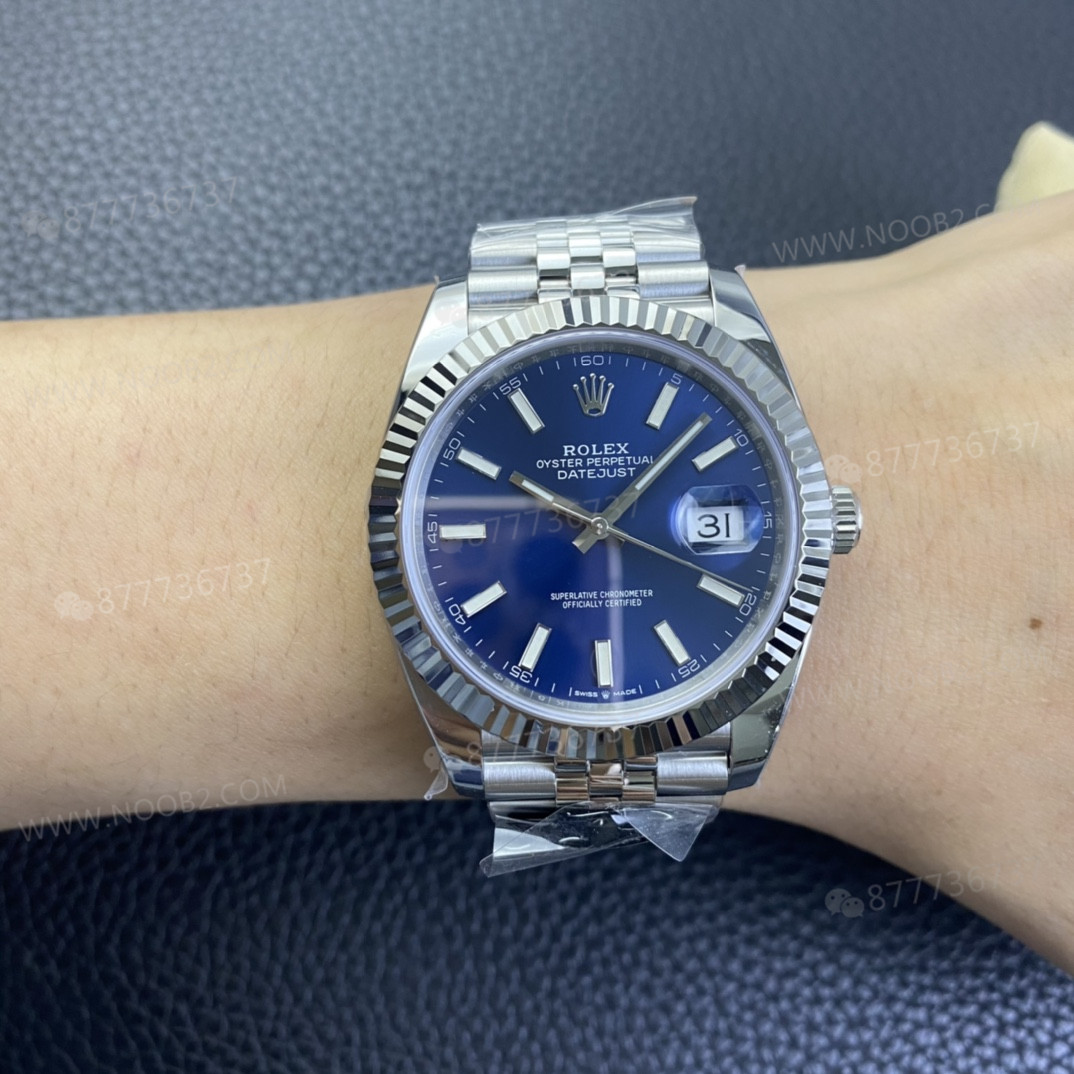 Clean Rolex Datejust 41 mavi kadranın işçiliği nasıl? — 11. fotoğraf