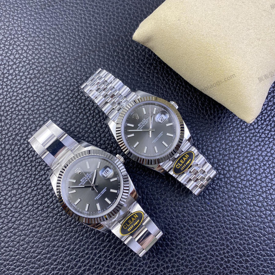 Clean Rolex Datejust Serisi m126334-0013 (Gri Kadran) Kol Saati — 1. fotoğraf