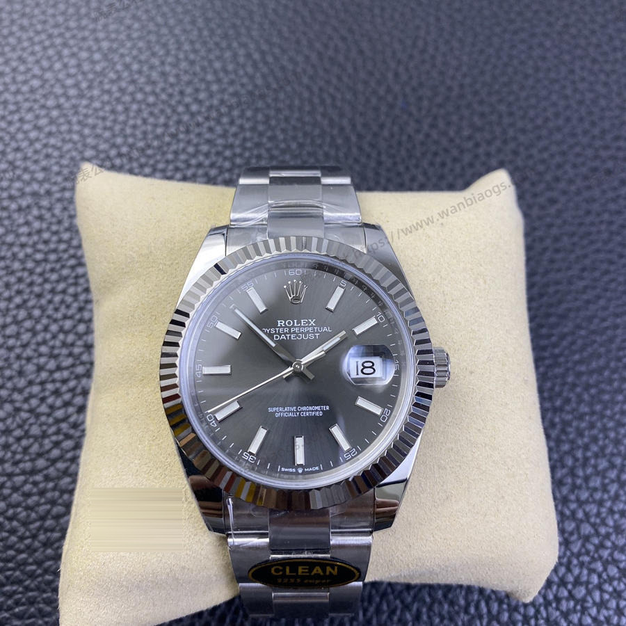 Clean Rolex Datejust Serisi m126334-0013 (Gri Kadran) Kol Saati — 3. fotoğraf