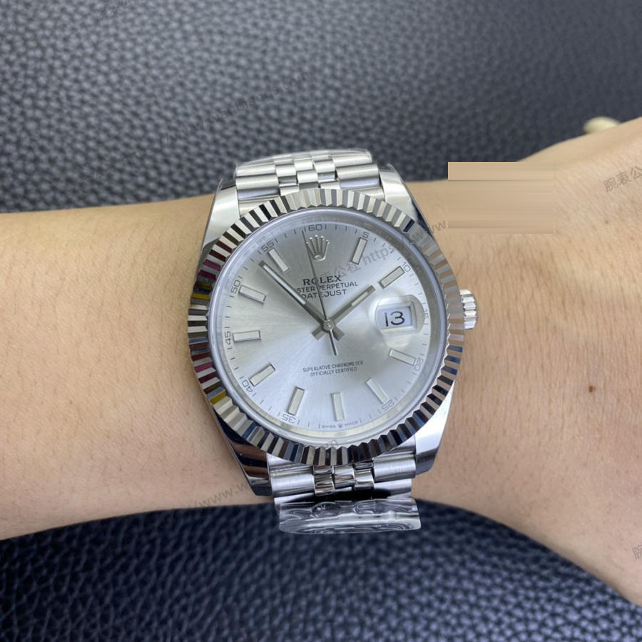 Clean Rolex Datejust Serisi m126334 (Beyaz Kadran) Kol Saati — 1. fotoğraf
