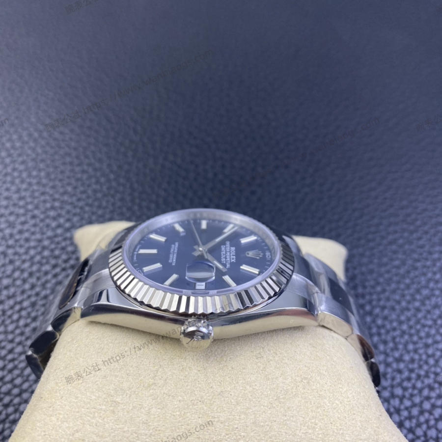 Clean Rolex Datejust serisi m126334 (mavi kadran) kol saati — 6. fotoğraf