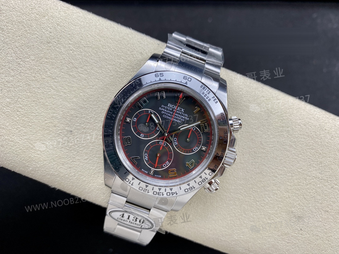 Clean Rolex Daytona 116509 beyaz altın kırmızı şeytan Dai bir bakışta belli olur mu? — 5. fotoğraf