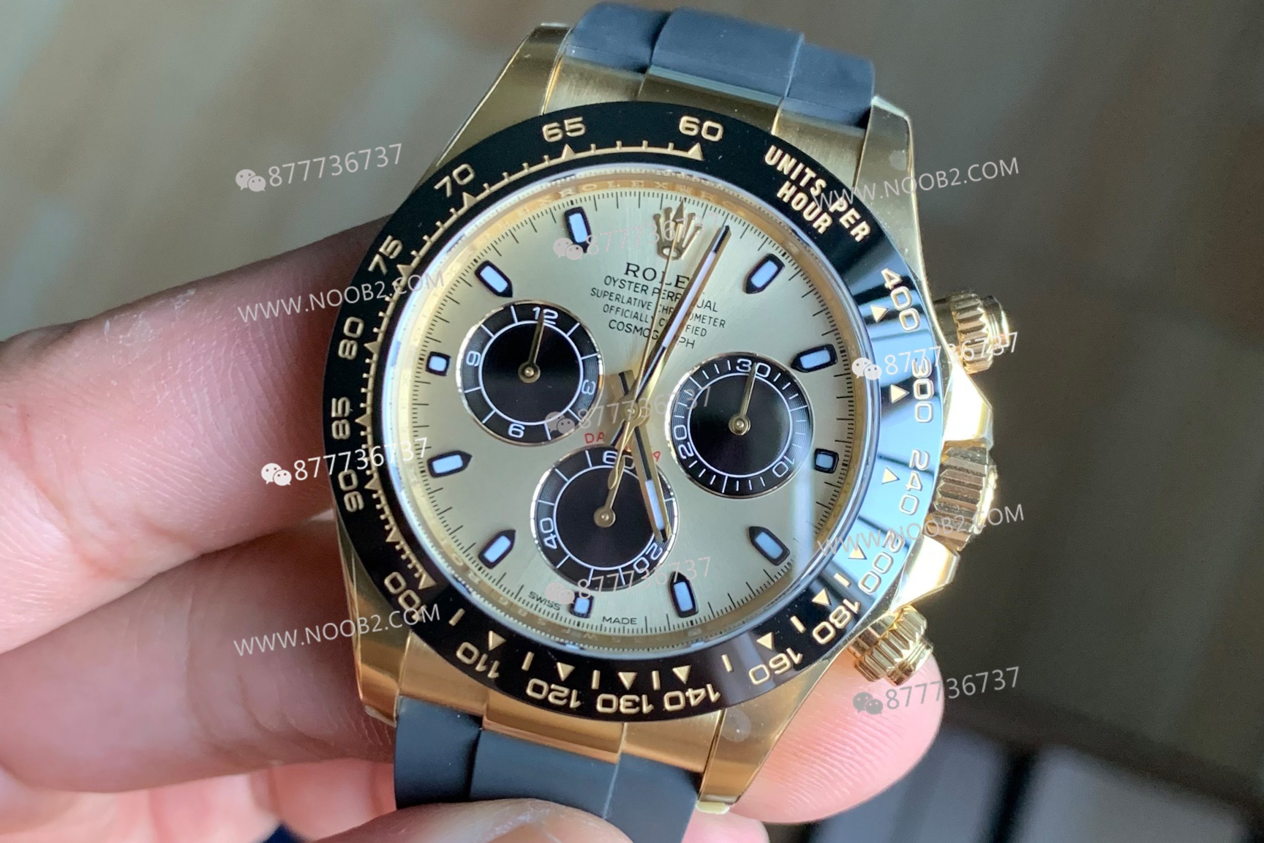 Clean Rolex Daytona Yu Wenle modeli işçilik incelemesi — 3. fotoğraf