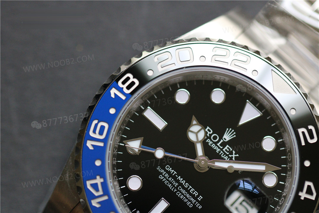 Clean Rolex GMT Inter Milan bezel/mavi-siyah bezel detay işçiliği iyi mi? — 6. fotoğraf