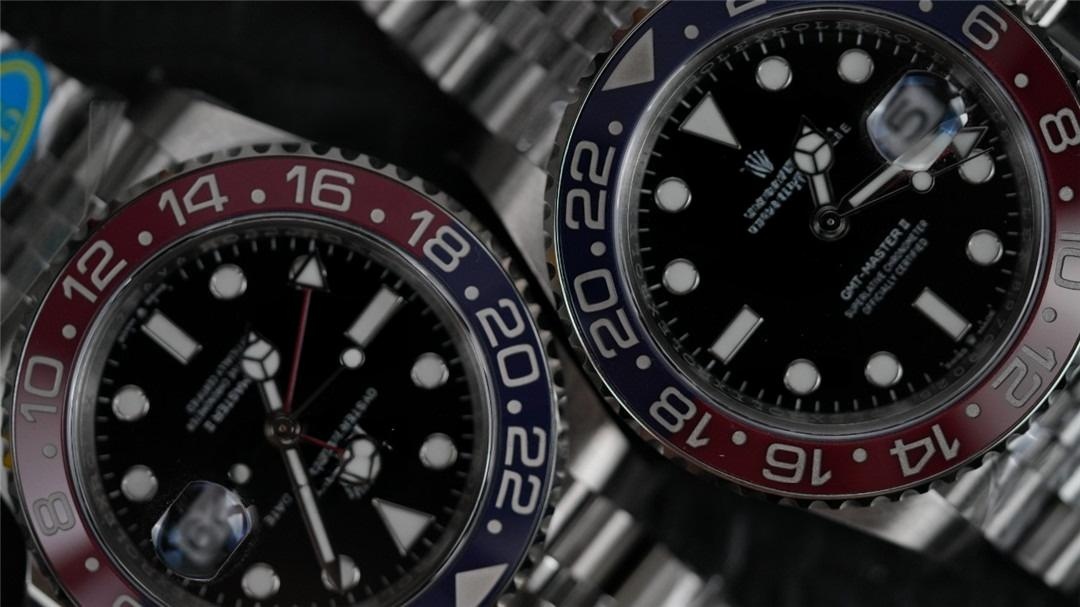 Clean Rolex GMT Kola Bezelinde v2 ile v2s Versiyonlarının Renk Karşılaştırması — 5. fotoğraf