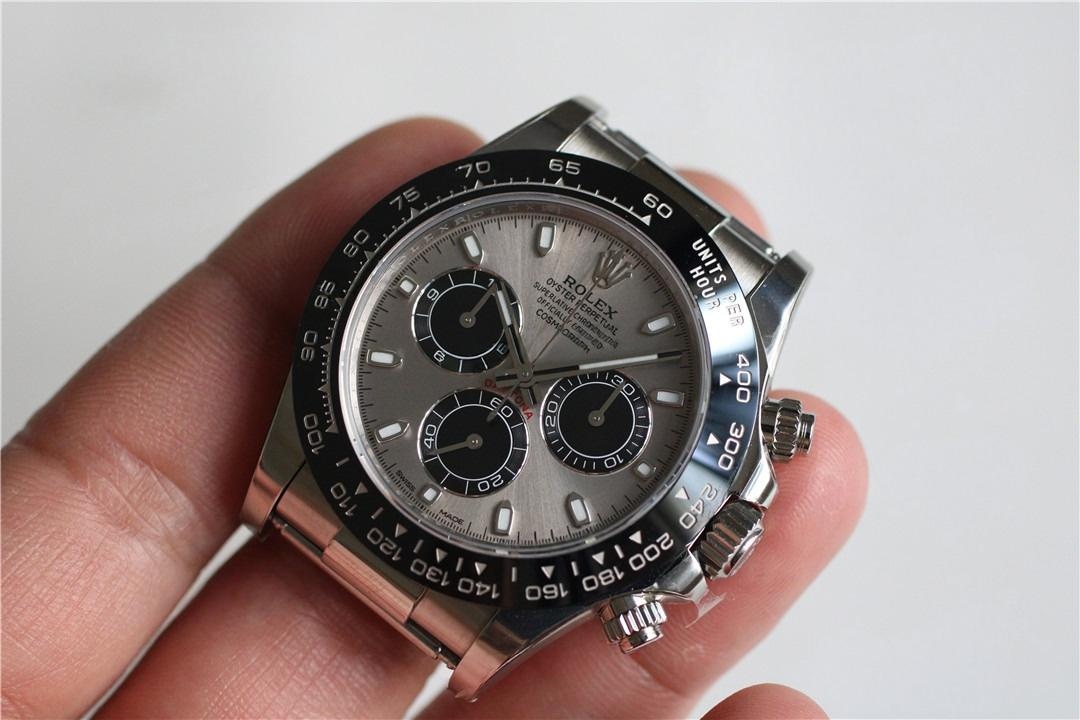 Clean Rolex gri kauçuk Daytona (Gri Ayı) 4130 mekanizmayla orijinaline rakip olabilir mi? — 8. fotoğraf
