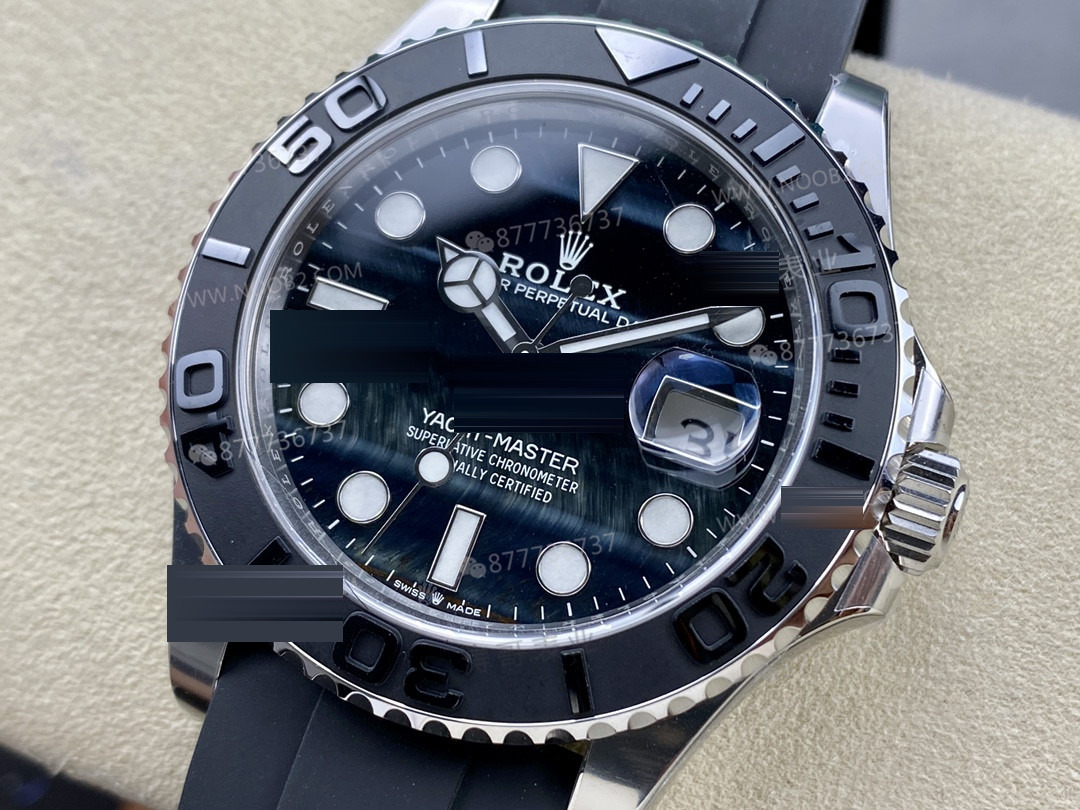 Clean Rolex kartal gözü taş kadranlı platin Yacht-Master m226659 kaliteli mi? — 4. fotoğraf