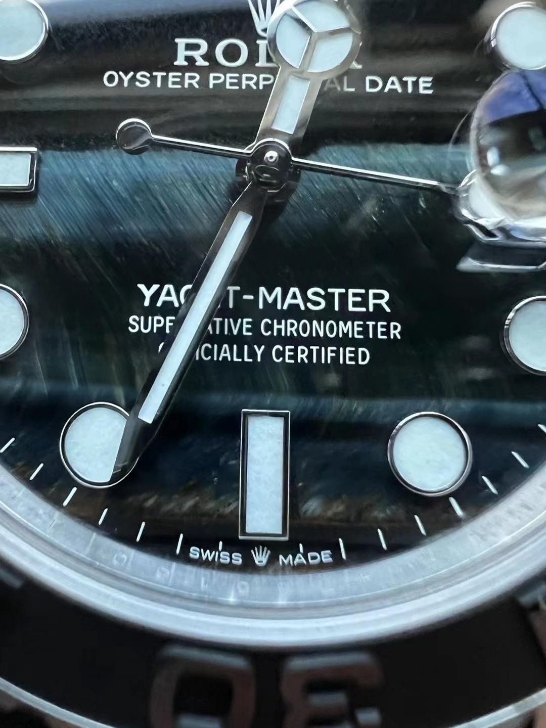 Clean Rolex kartal gözü taş kadranlı platin Yacht-Master m226659 kaliteli mi? — 6. fotoğraf