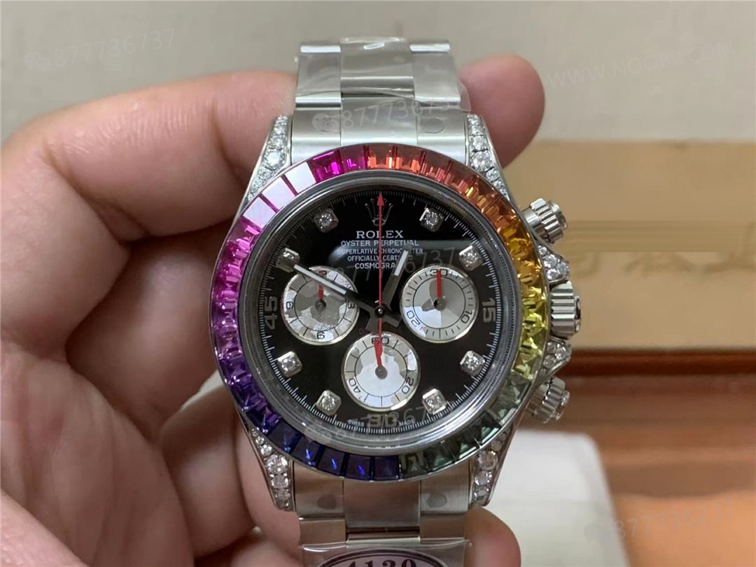 Clean Rolex Rainbow Daytona 4130 mekanizmalı modeli nereden satın alabilirim? — 3. fotoğraf
