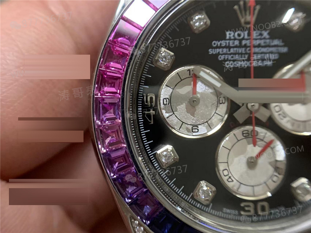 Clean Rolex Rainbow Daytona 4130 mekanizmalı modeli nereden satın alabilirim? — 7. fotoğraf
