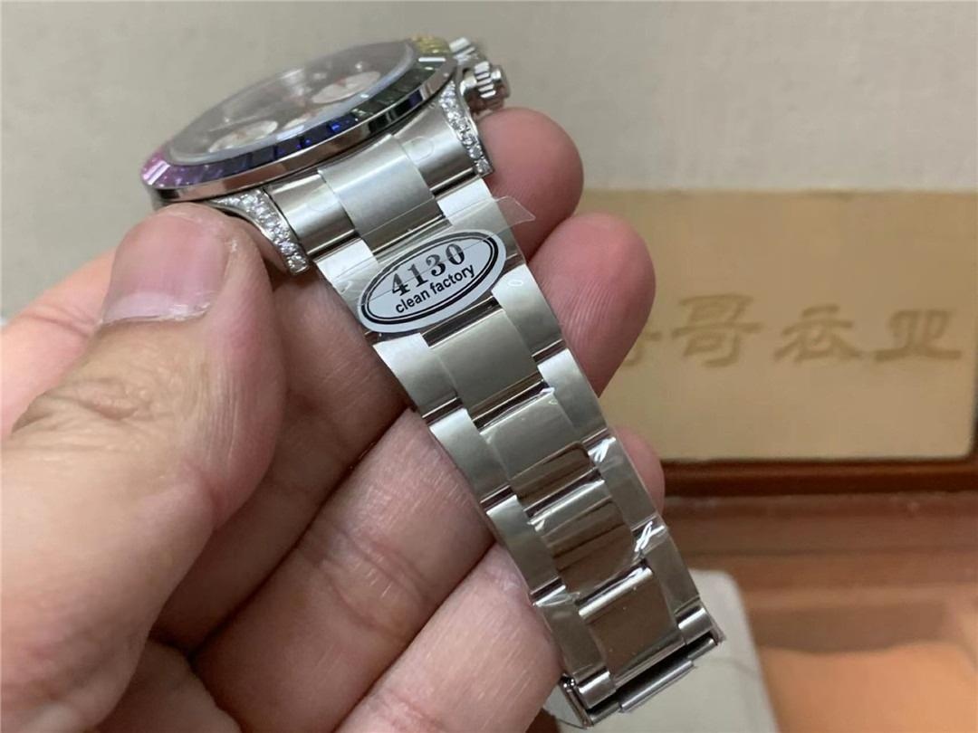 Clean Rolex Rainbow Daytona 4130 mekanizmalı modeli nereden satın alabilirim? — 12. fotoğraf