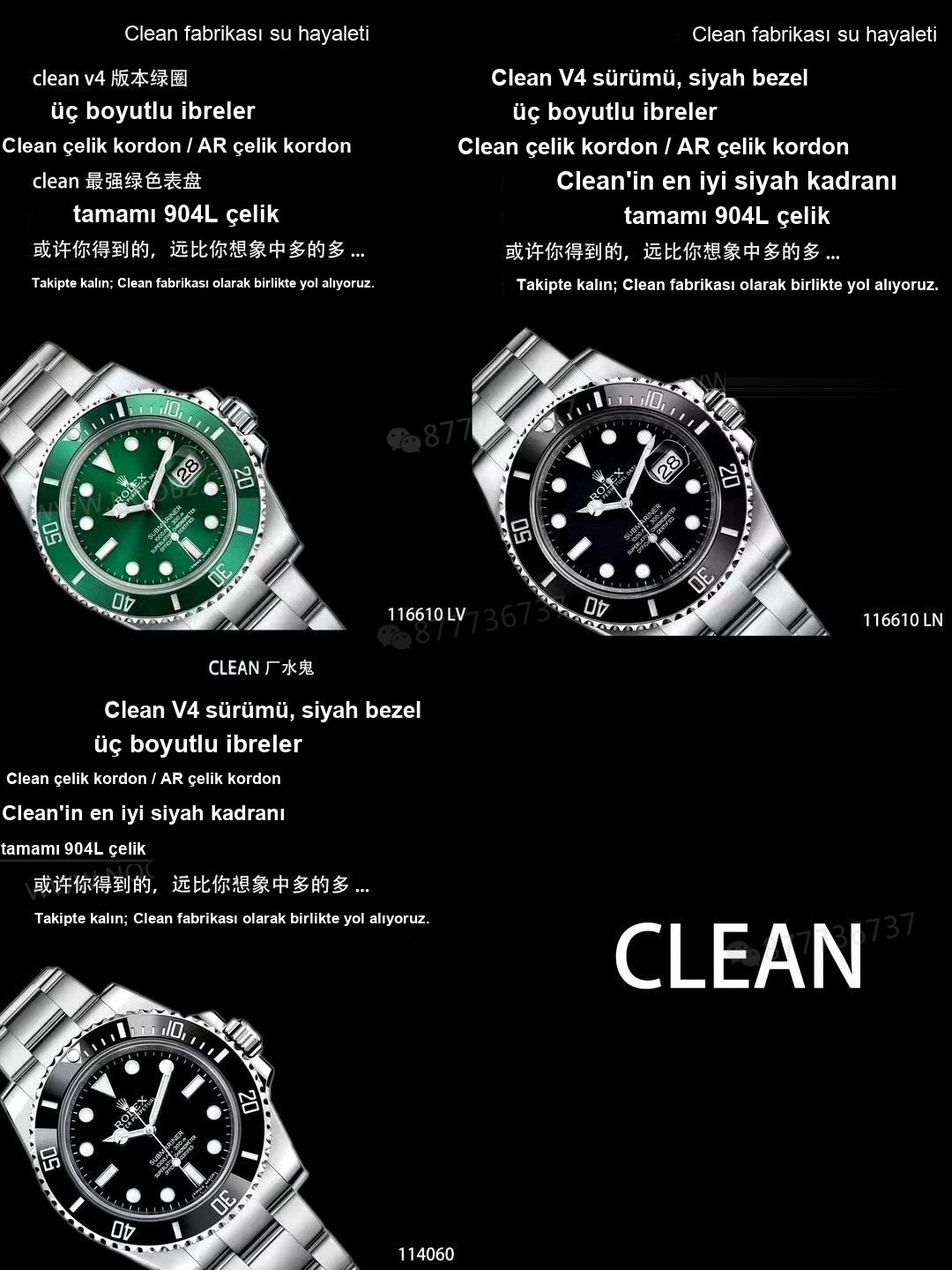 Clean Rolex Submariner ile ZZ Factory V3 hangisi daha iyi? — 3. fotoğraf