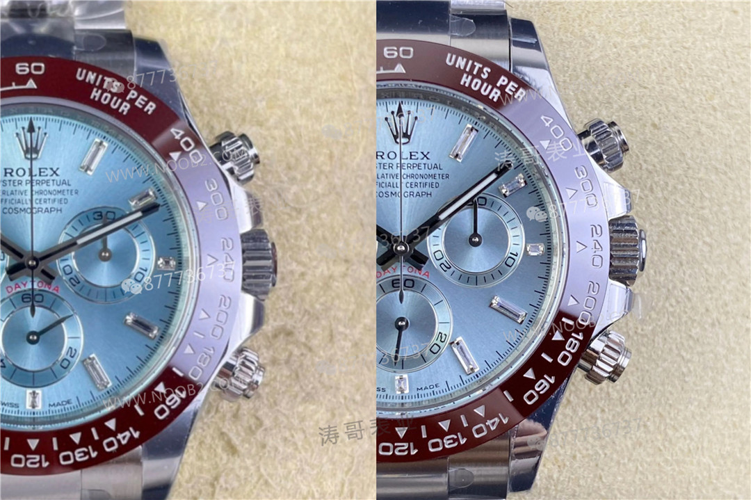 Clean ve BT Factory Rolex Buz Mavisi Daytona Karşılaştırması: Hangisinin Kalitesi Daha İyi? — 6. fotoğraf