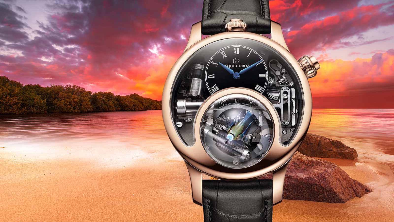 Jaquet Droz Les Ateliers d'Art Automata The Charming Bird Erkek Kol Saati