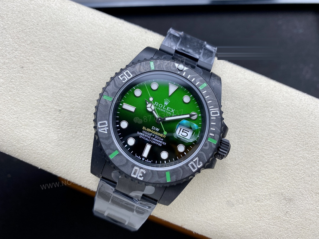 Dikkat: VS Factory Rolex DIW modifiye karbon fiber degrade yeşil su hayaleti tek seferde işi çözer mi? — 4. fotoğraf