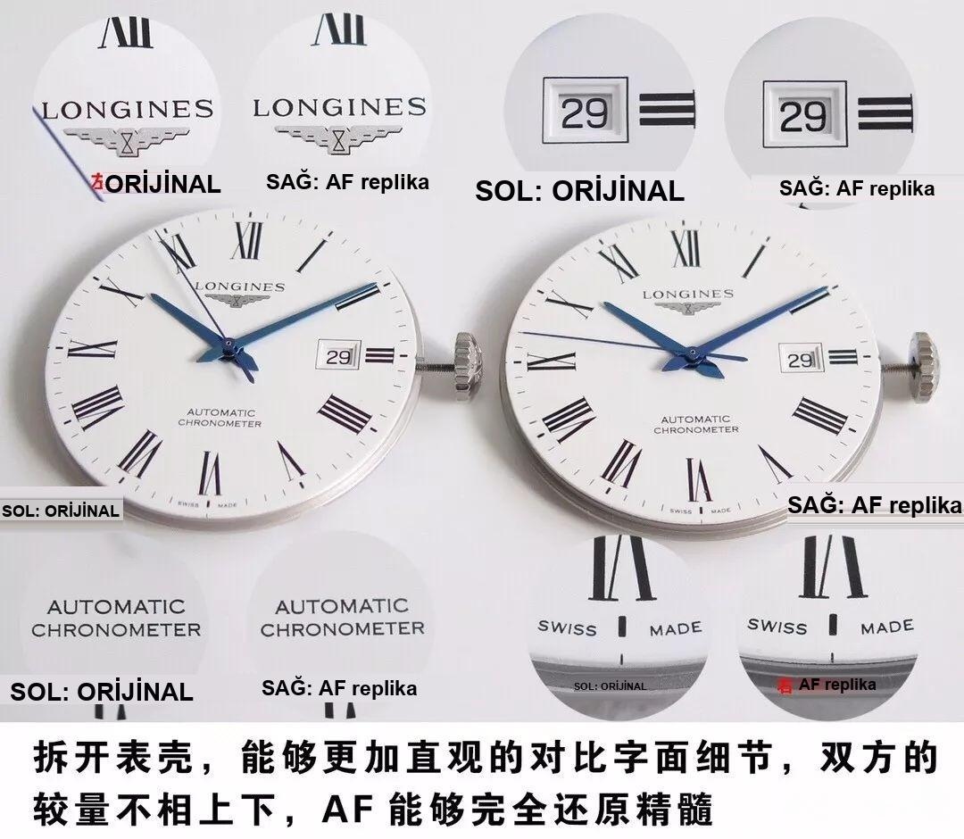 Eddie Peng'in tercihi AF Factory Longines Conquest Classic replika saat gerçek-replika karşılaştırması incelemesi — 5. fotoğraf