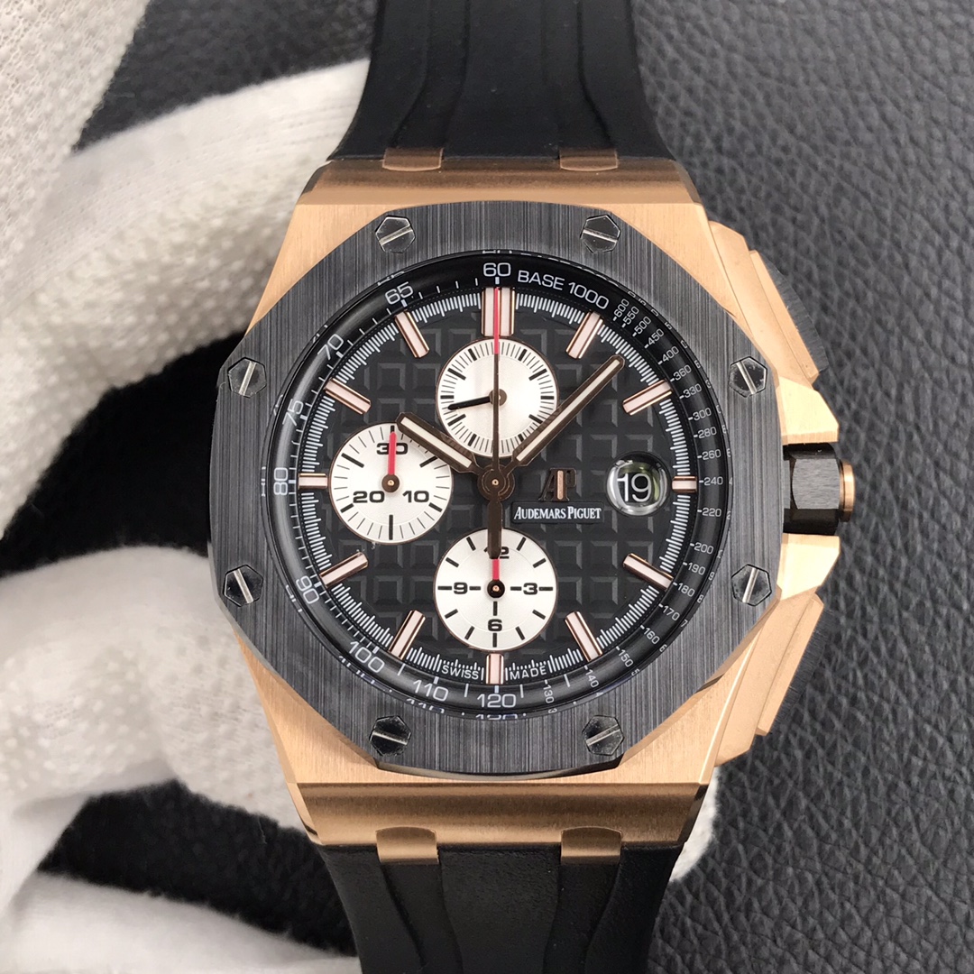 JF Replika Audemars Piguet Royal Oak Offshore Roze Altın